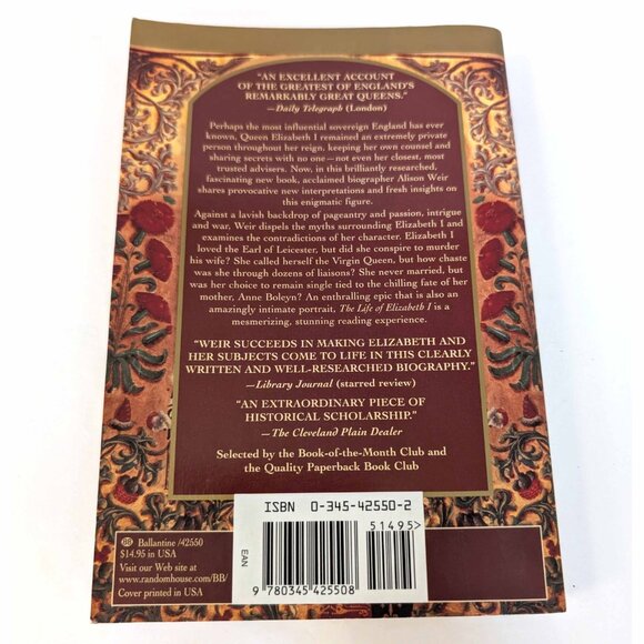Alison Weir Paperback Books, The Life of Elizabeth, The Children of Henry VIII - Picture 3 of 15